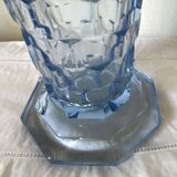 Art Deco blue glass vase