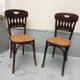 Pair of bistro chairs