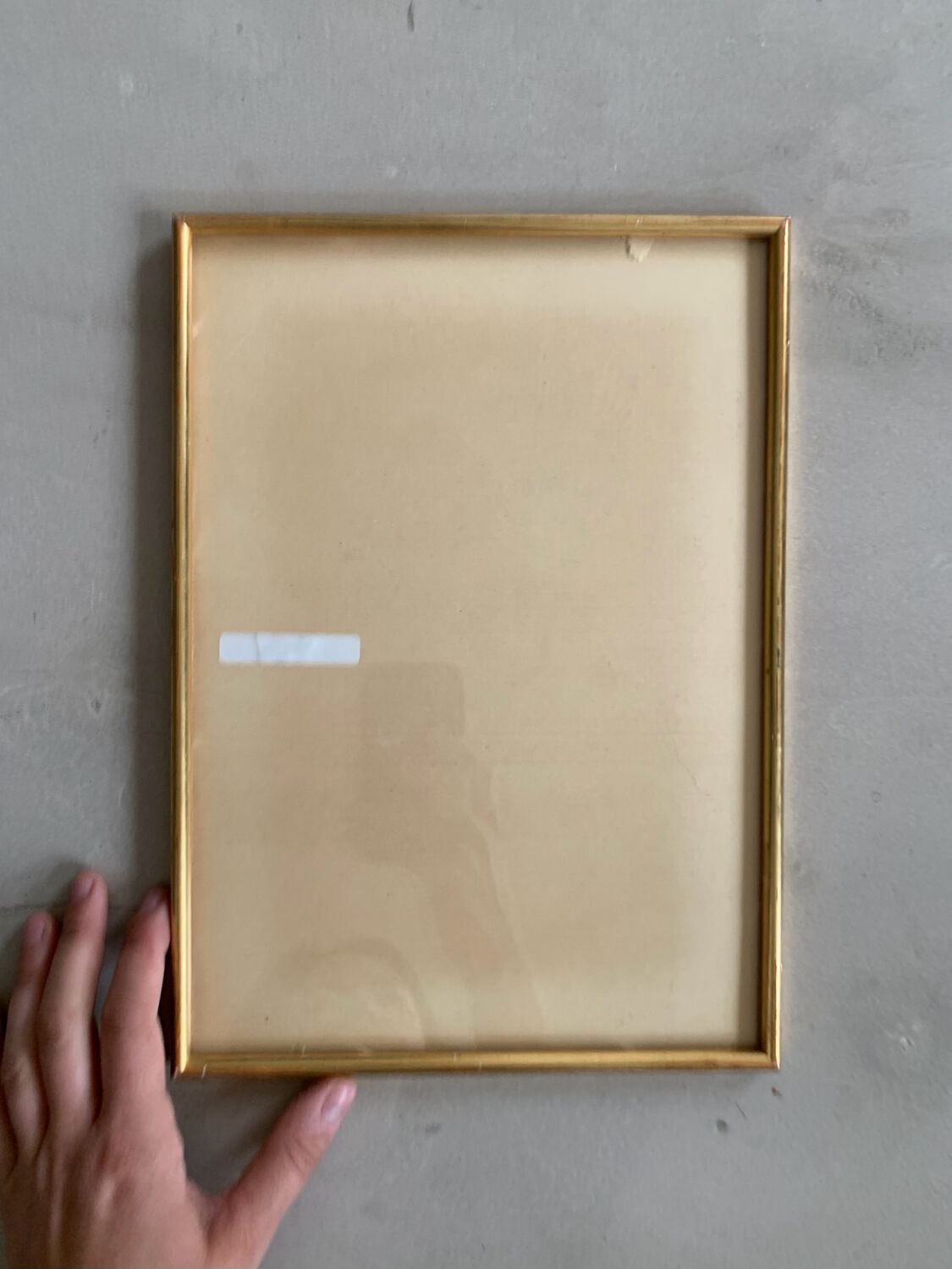 Old gold frame 30x22cm