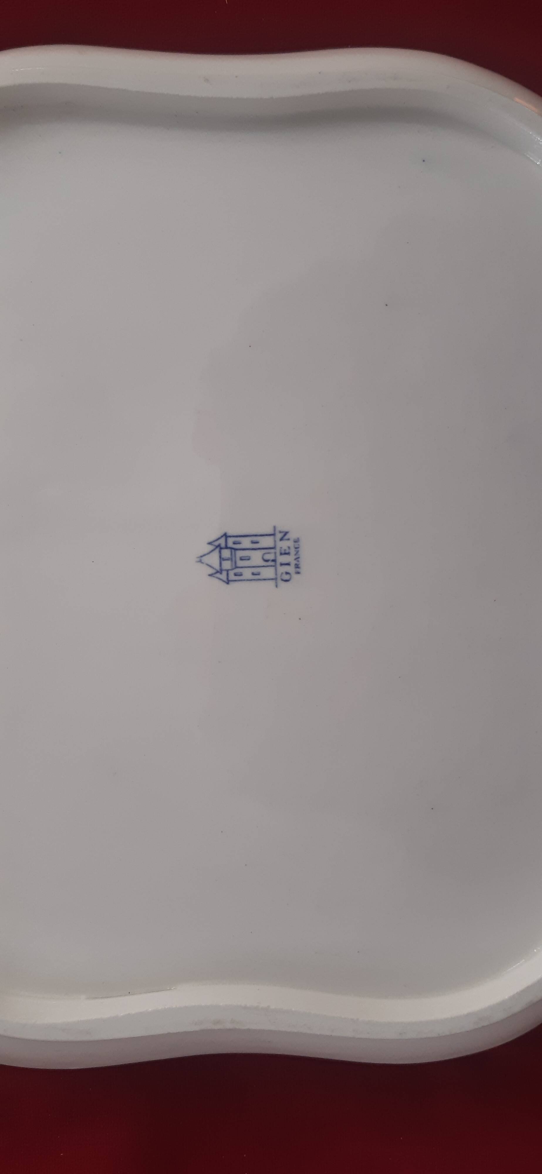 Gien earthenware tray