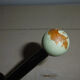 Vintage coat rack - double balls with wooden balls