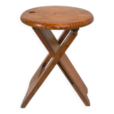 Folding stool attributed to Roger Tallon