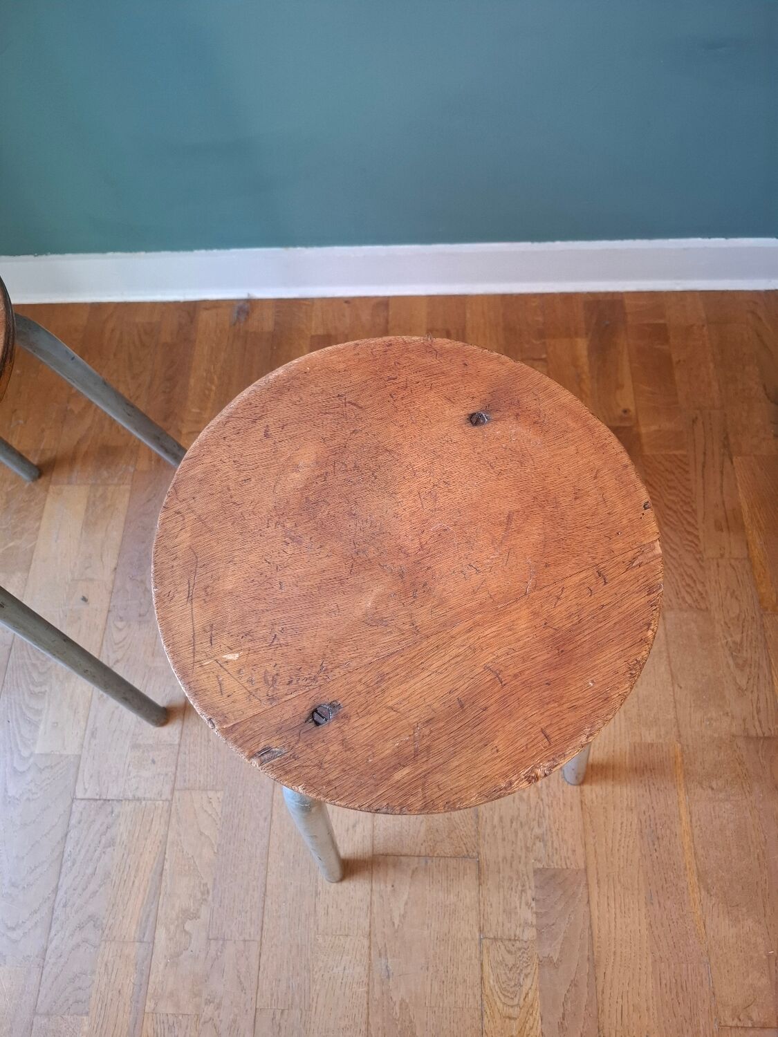 Pair of industrial stools
