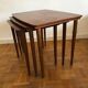 Scandinavian nesting tables Mobelintarsia