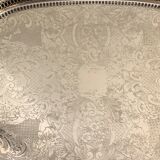 Christofle serving tray in silver metal