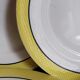Eight dessert plates from Salins service "Menton" 50s