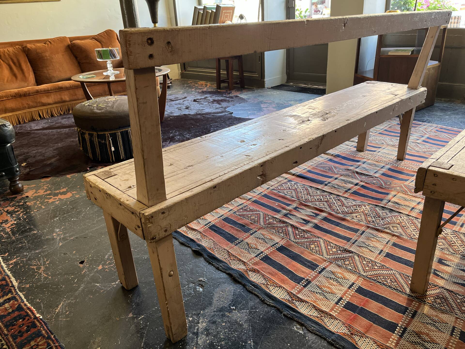 Vintage bench pair