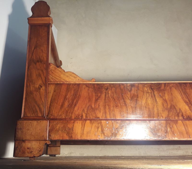 Louis philippe bed in walnut