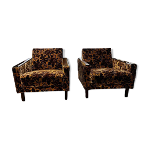 Set de 2 fauteuils vintage - fleuries