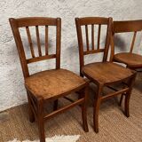 4 vintage bistro chairs