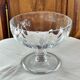 large fruit bowl on a pedestal in Sèvres crystal from the 1950s