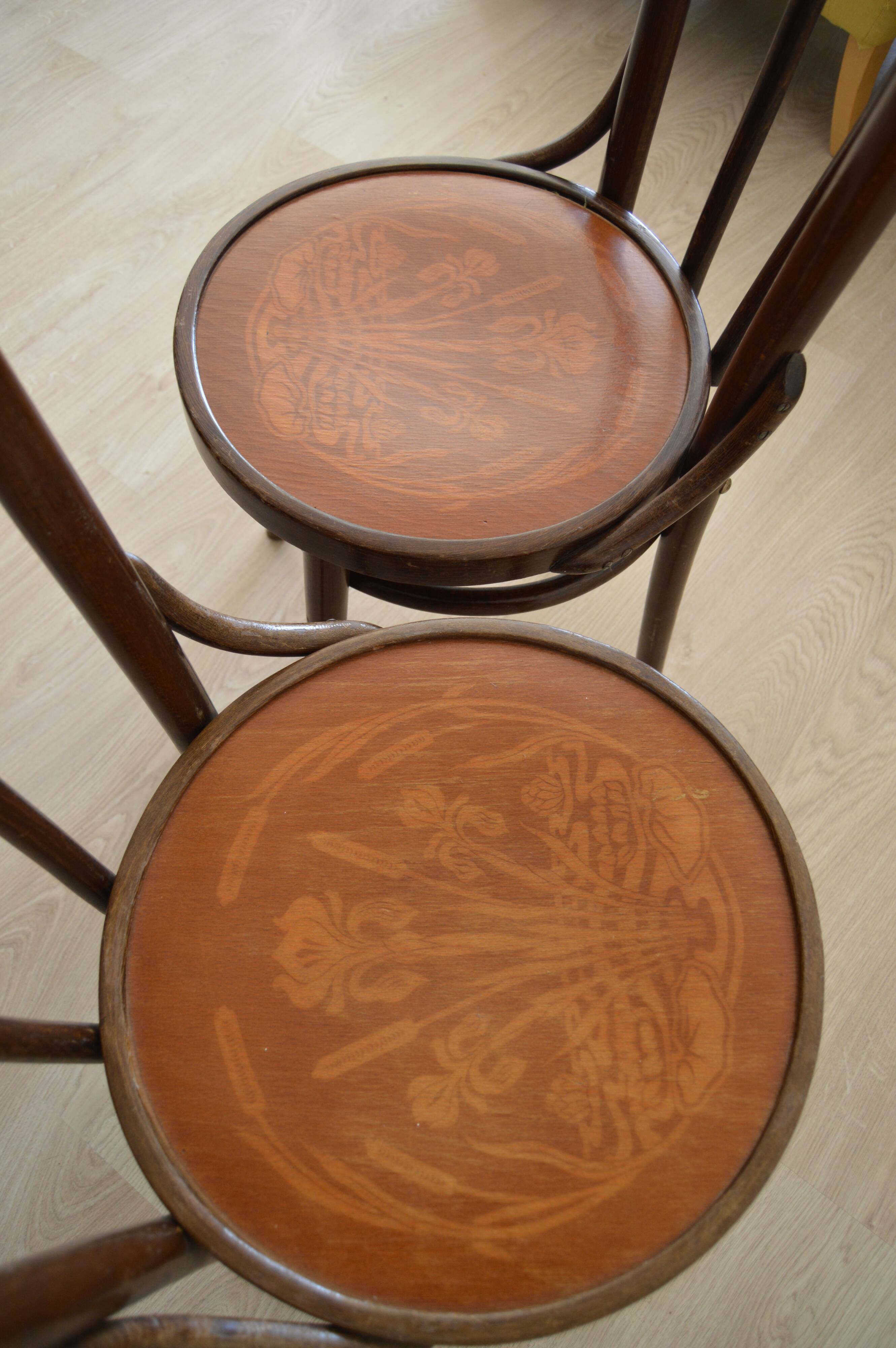 Chaises bistrot Art déco