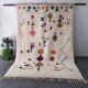 Large Colorful Abstract Moroccan Rug with Berber Symbols 300x200cm