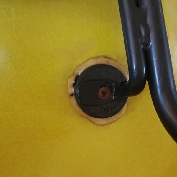 Lot de 4 chaises DSX édition Herman Miller design Charles Eames fibre de verre