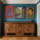 Art deco cabinet by charles dudouyt