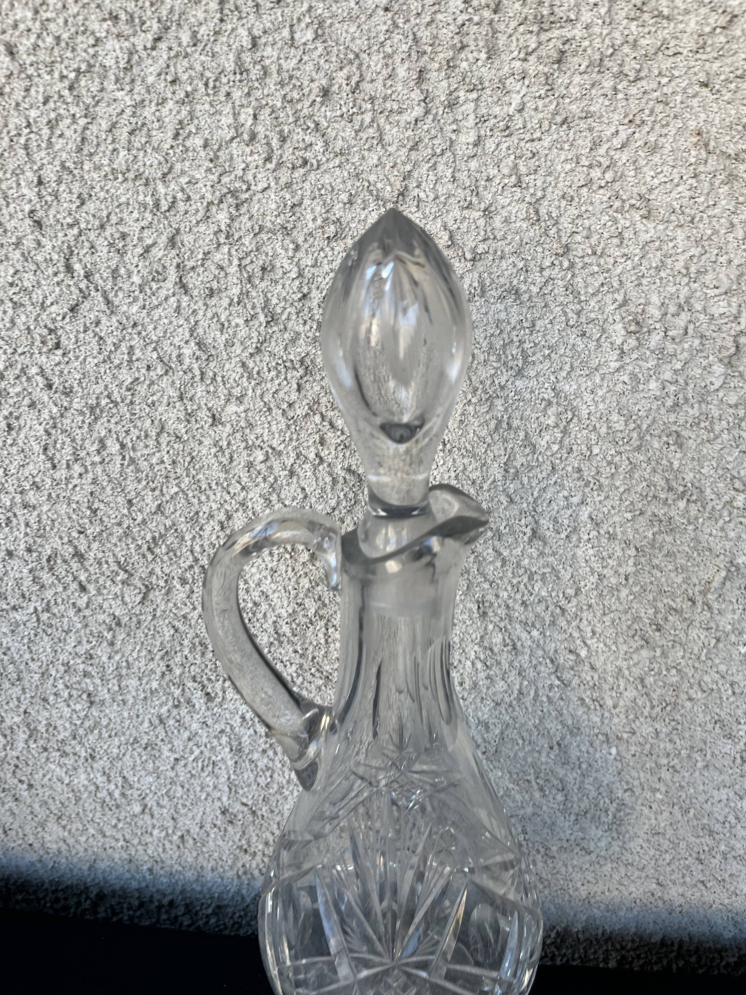 **Cut Crystal Wine Decanter - Lorraine, Etzel