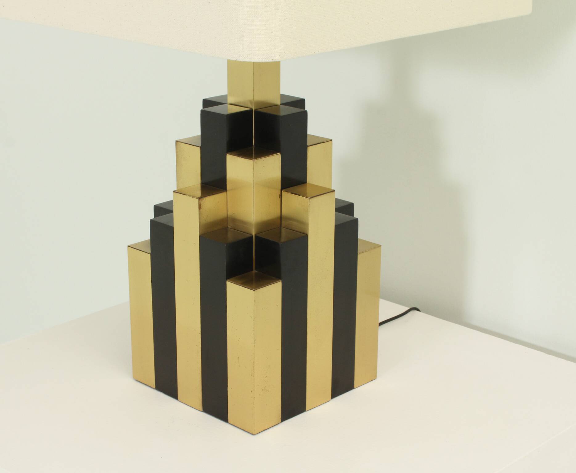 Large table lamp Lumica Cityscape, Spain, 1970s