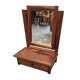 French Art Deco dressing table with swivel mirror