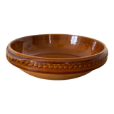 Plat rond en grès