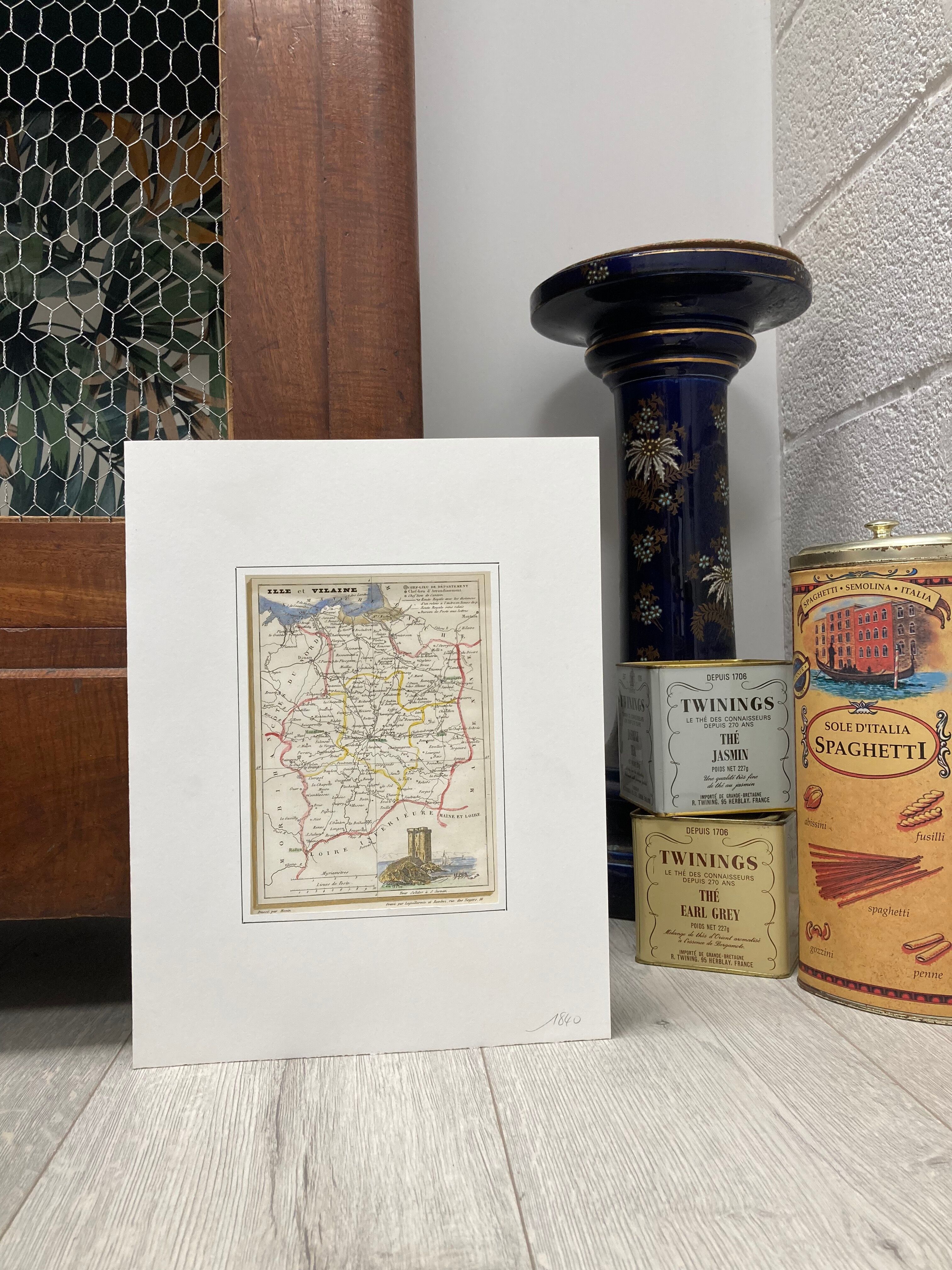 Old map Ille-et-Vilaine