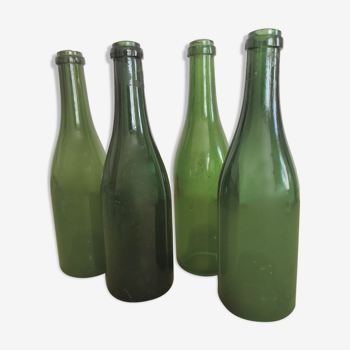 4 fillettes bordelaises bouteilles anciennes