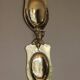 Pair of Mid Century Swedish Brass Sconces