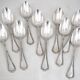 Share Ercuis Trianon 10 dessert spoons, silver-plated, 17.5 cm, e