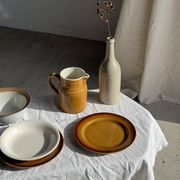 Carafe en céramique jaune Grès Kilt 1 litre H17