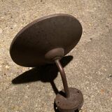 Industrial swan neck wall light