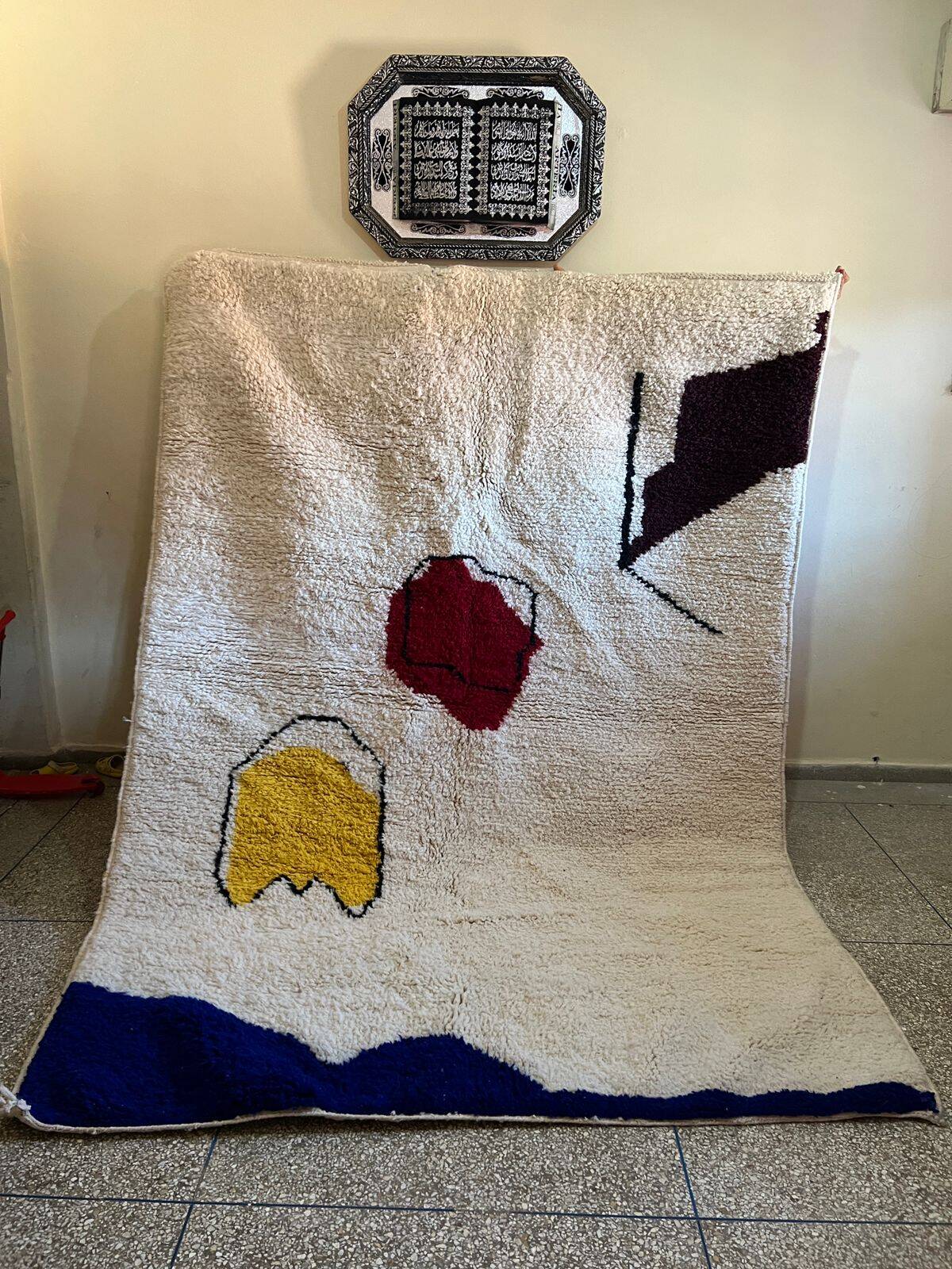 Contemporary Berber rug burst of silence 3*2 m