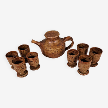 Stoneware tea service