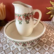 Art Deco toilet set