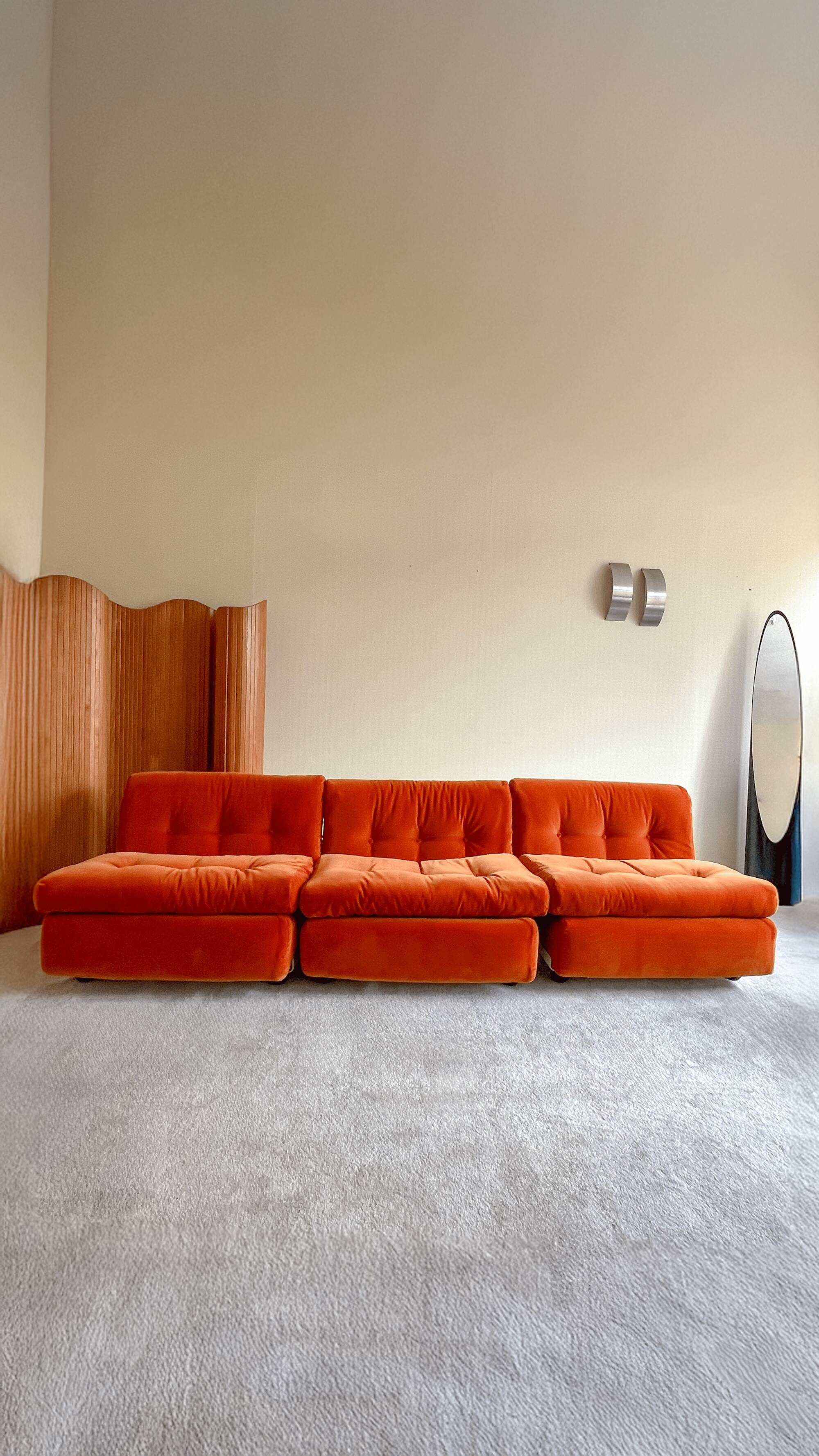 “Amanta” modular armchair designed by Mario Bellini for B&B Italia, circa 1970