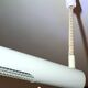Lampe industrielle suspendue Massive 1980s