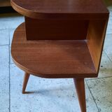 Vintage tripod bedside table