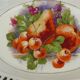 Limoges fruit porcelain basket