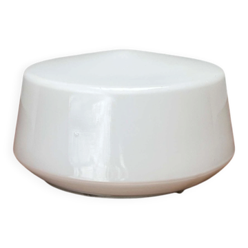 Lampe de plafond ou murale en verre minimaliste allemand de style mid-century moderne de RZB, années 1960.