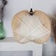 Suspension desing vintage bois et osier