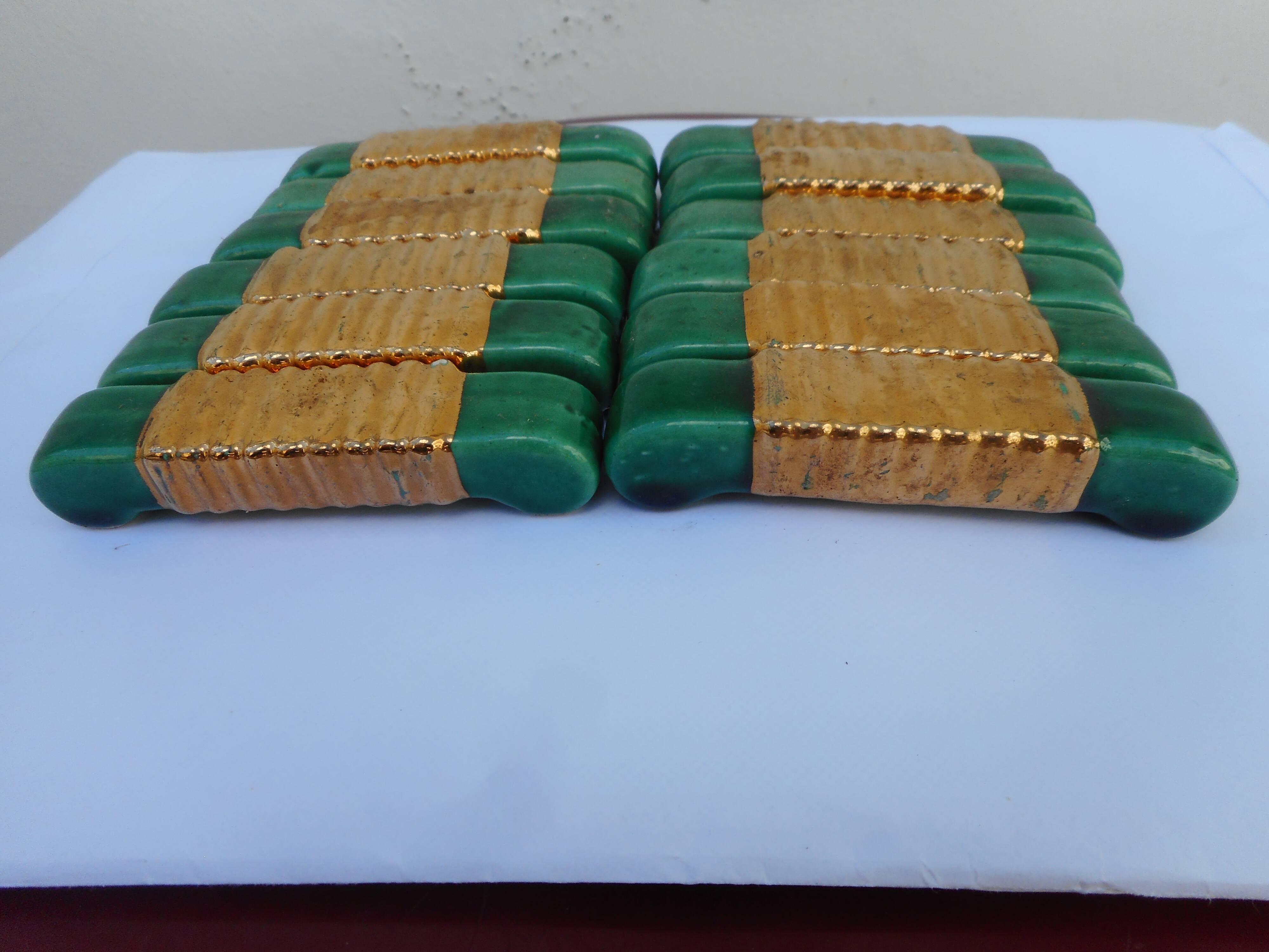 Set of 12 ceramic knife holders