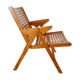 Fauteuil vintage pliant Rex Niko Kralj style scandinave