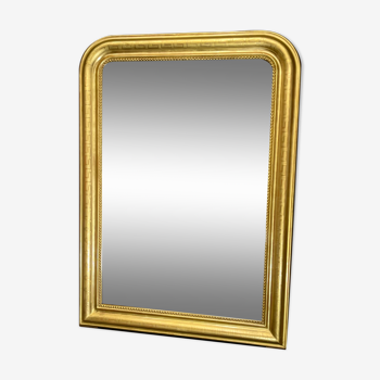 Miroir 111x80 ancien Louis-Philippe dorure feuille d’or très bon état