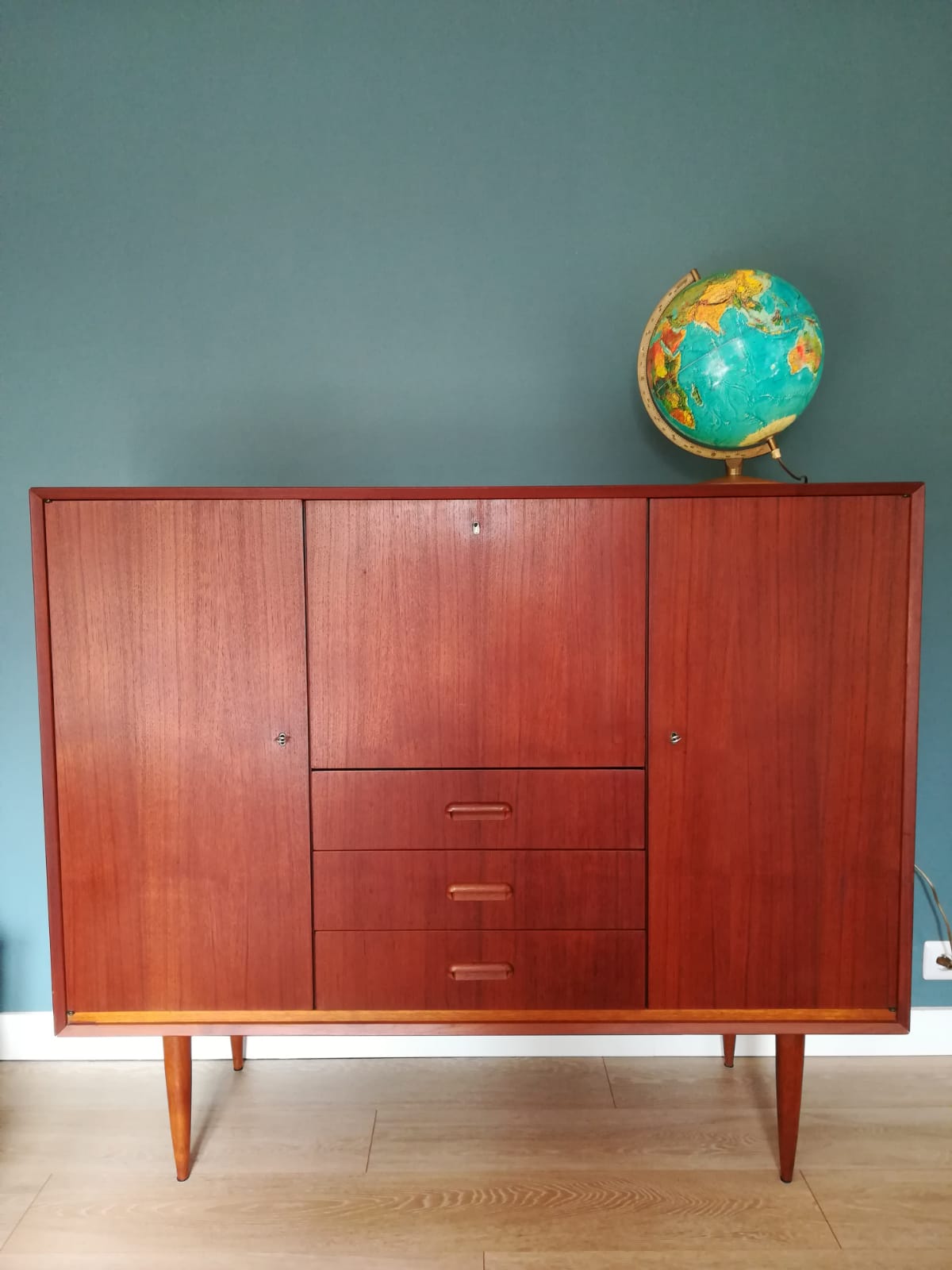 High buffet in teck by GLF Scandinavia