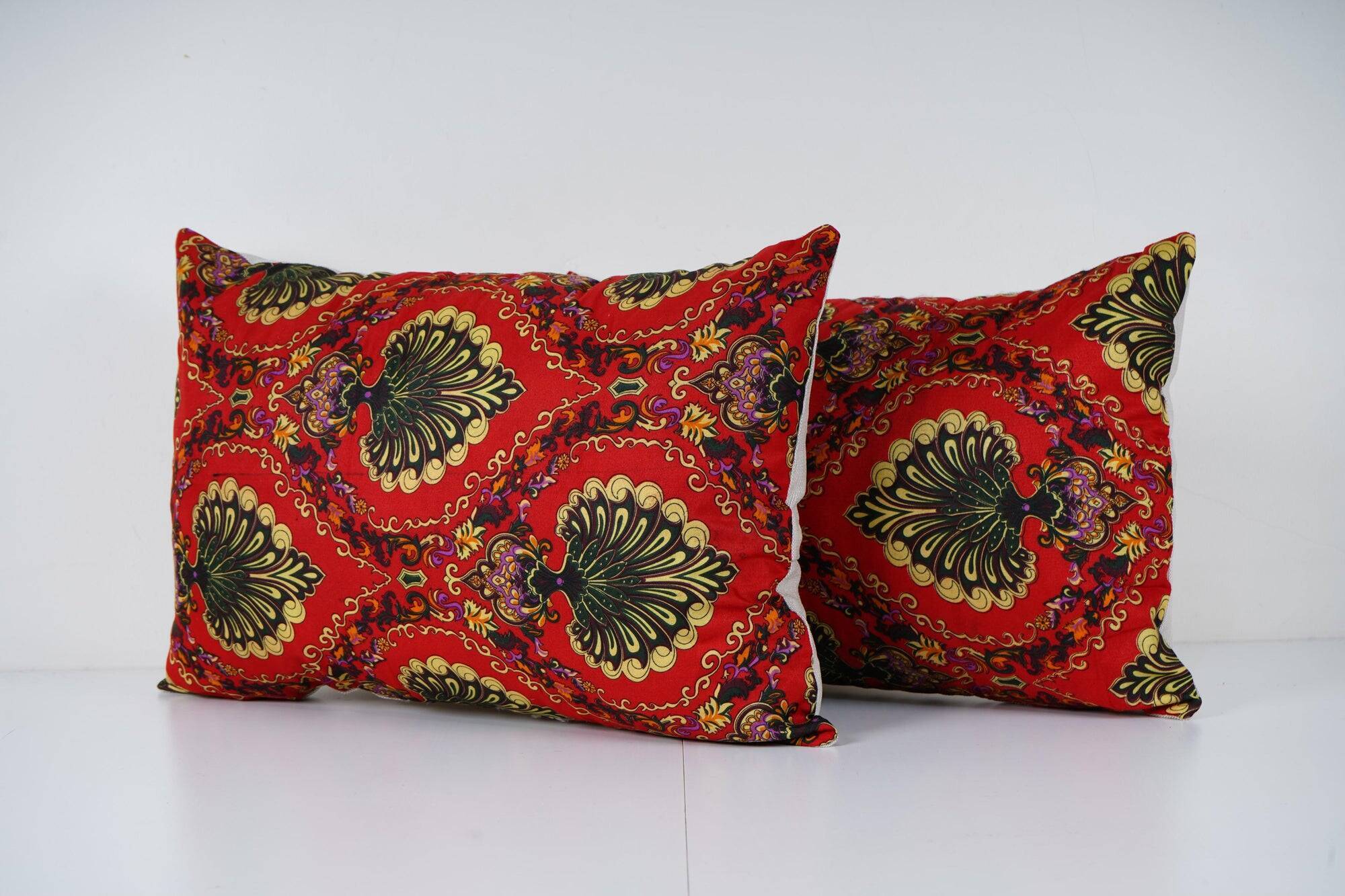 Set of 2 vintage Turkish cushion covers 36x56 cm