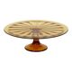 Art Deco Amber Tart Plate Dish Pastry Dish Scailmont