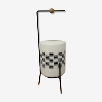 Lampe de table vintage noir et blanc - Nad Lako pour efc