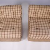 Pair of convertible armchairs 1970