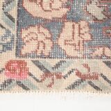 4x7 Shades Of Red Beige Oriental Vintage Rug, 126x220Cm SK 2638