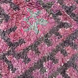 Purple Moroccan carpet - 197 x 445 cm