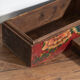 Antique red box with floral patterns (circa 1900) #34