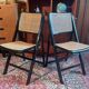 Folding cane chairs